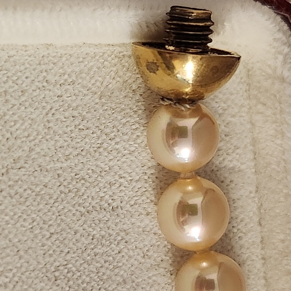 VINTAGE MAJORICA PEARL BEADED BRACELET in Box 7" - Picture 4 of 12